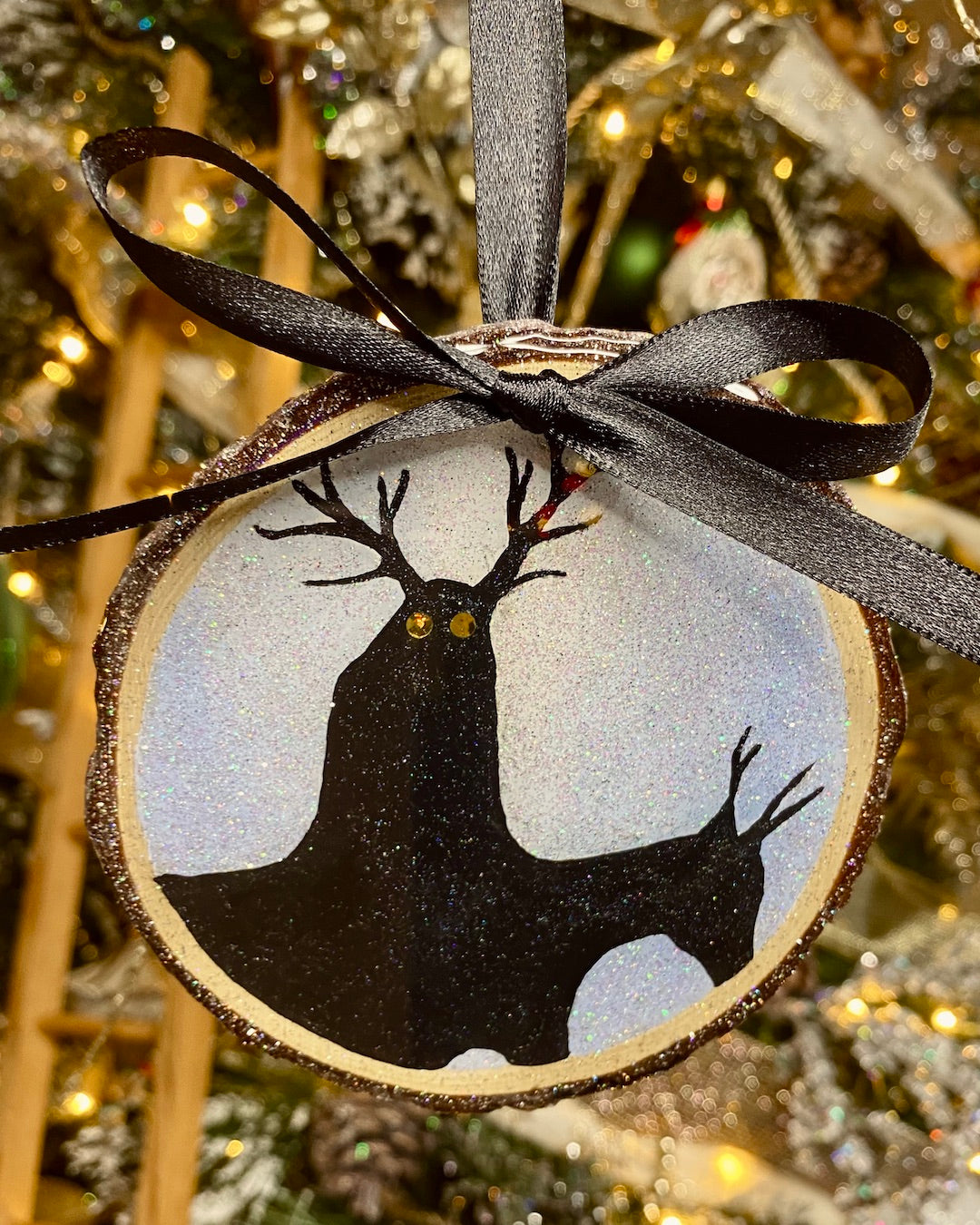Yellow Eyed Krampus Hand-Painted Ornaments - Creep Cult