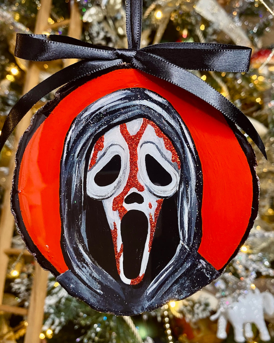 Red Scream (Original Painting) - Creep Cult