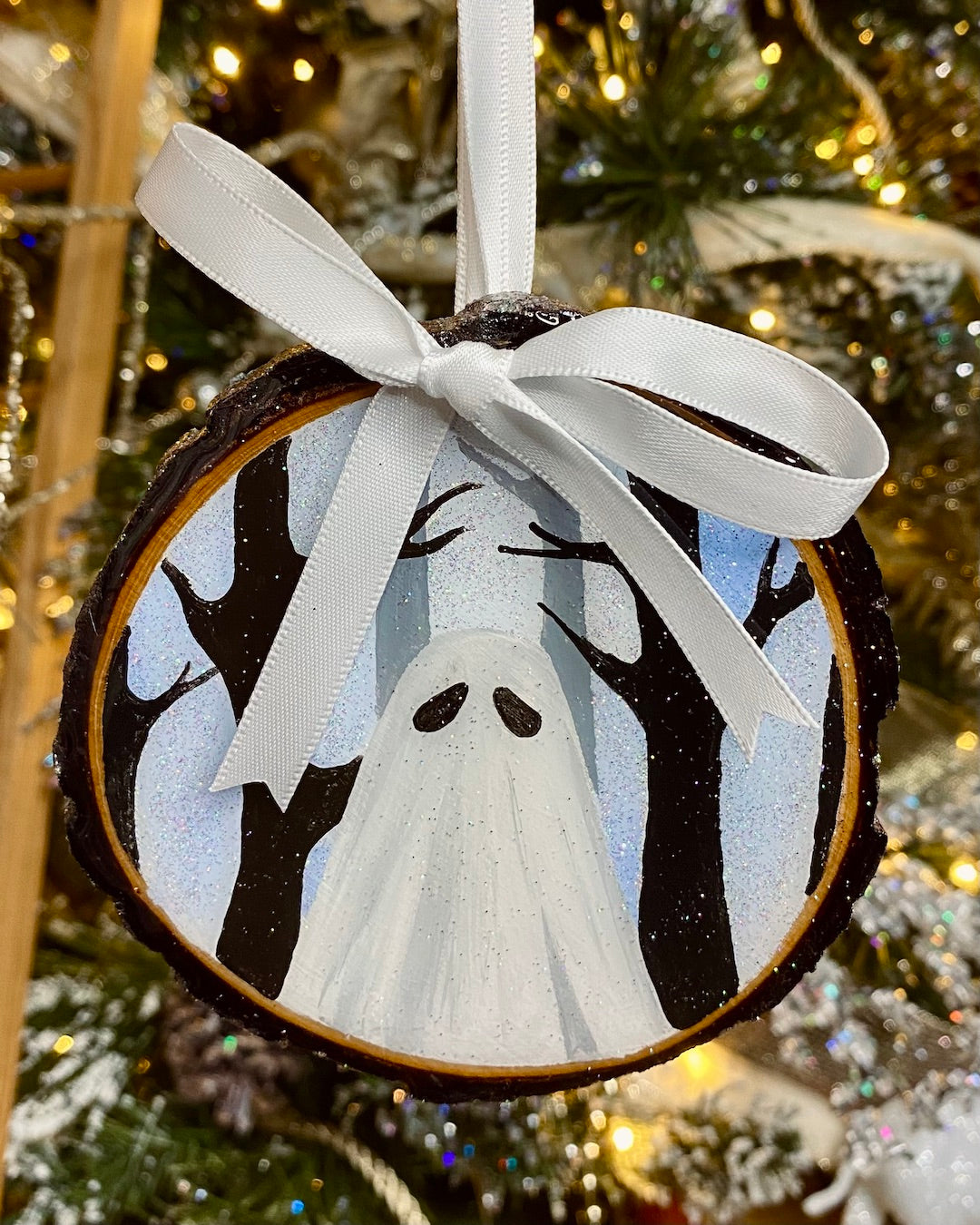 Twilight Woods Ghost (Original Painting) - Creep Cult