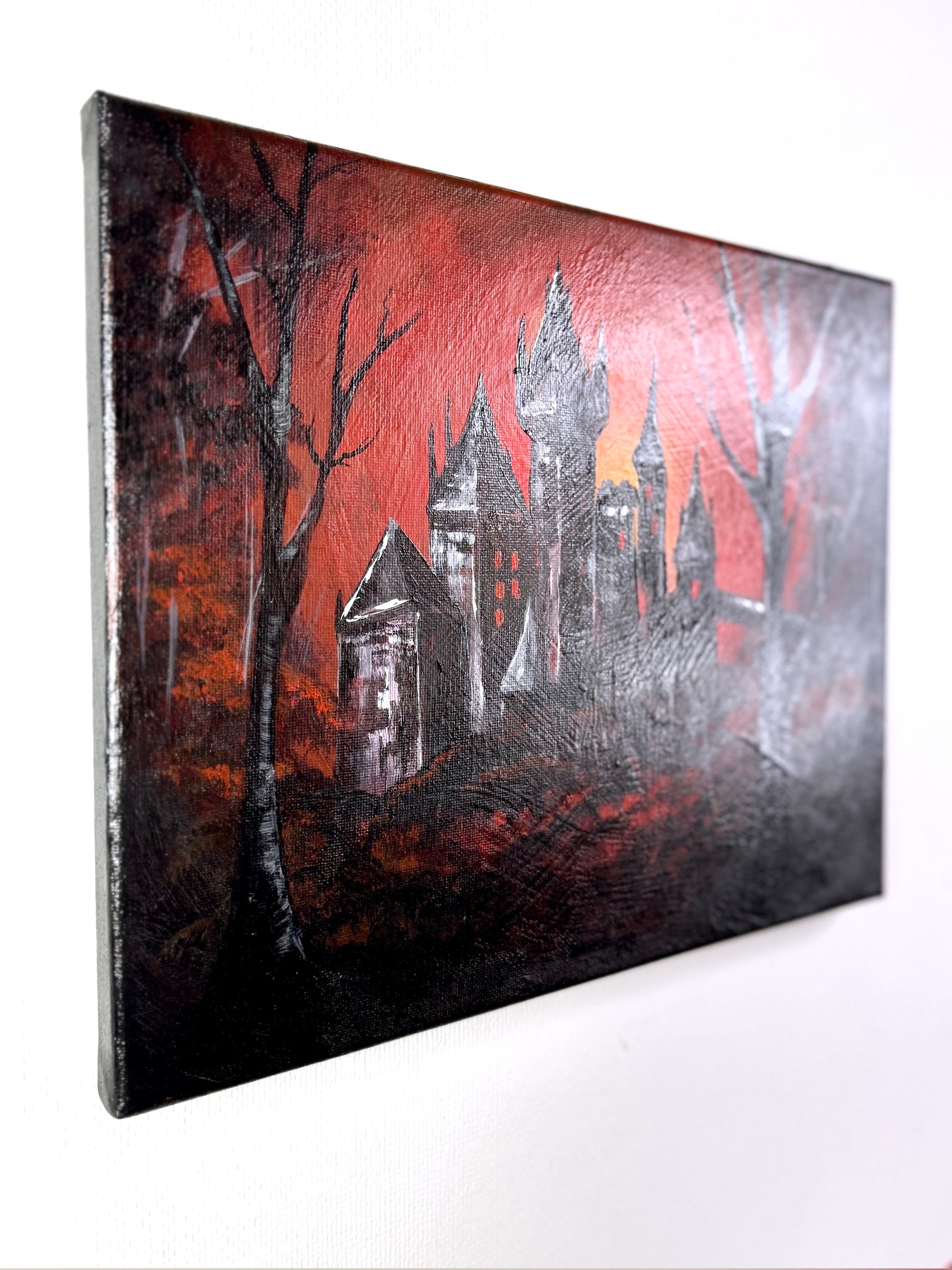 The Vampire Lair (Original Painting) - Creep Cult