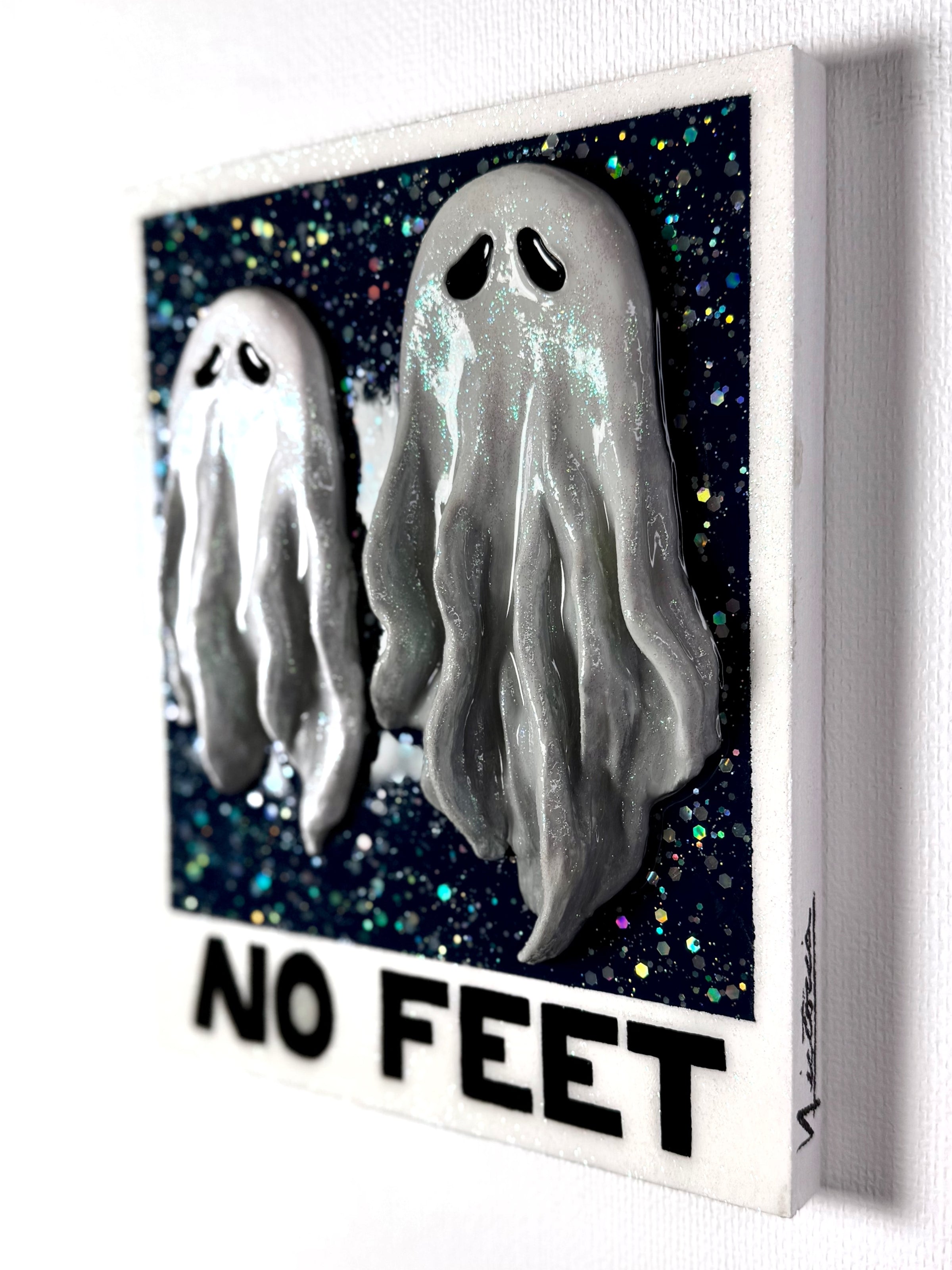 No Feet Blue Background - Creep Cult