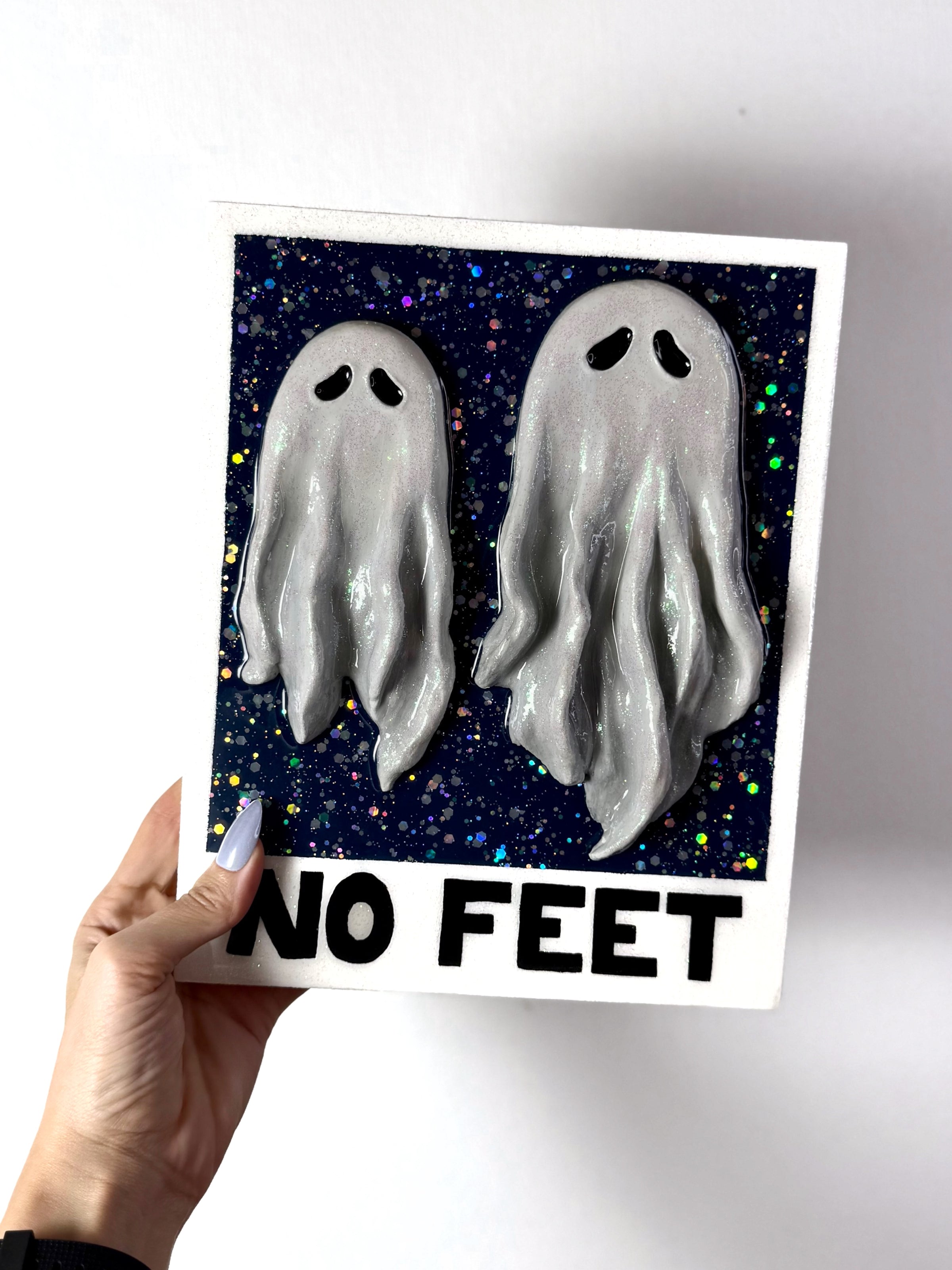 No Feet Blue Background - Creep Cult