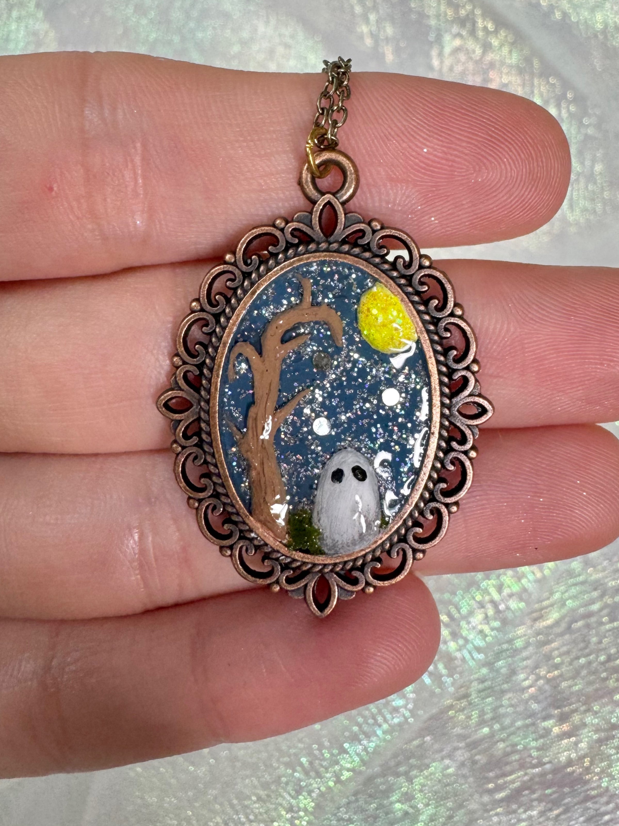 Itty Bitty Boo Necklace - Creep Cult