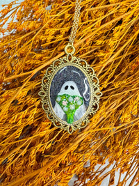 Bouquet Ghost 2 Necklace - Creep Cult