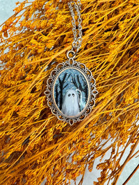Midnight Woods Ghost Necklace - Creep Cult