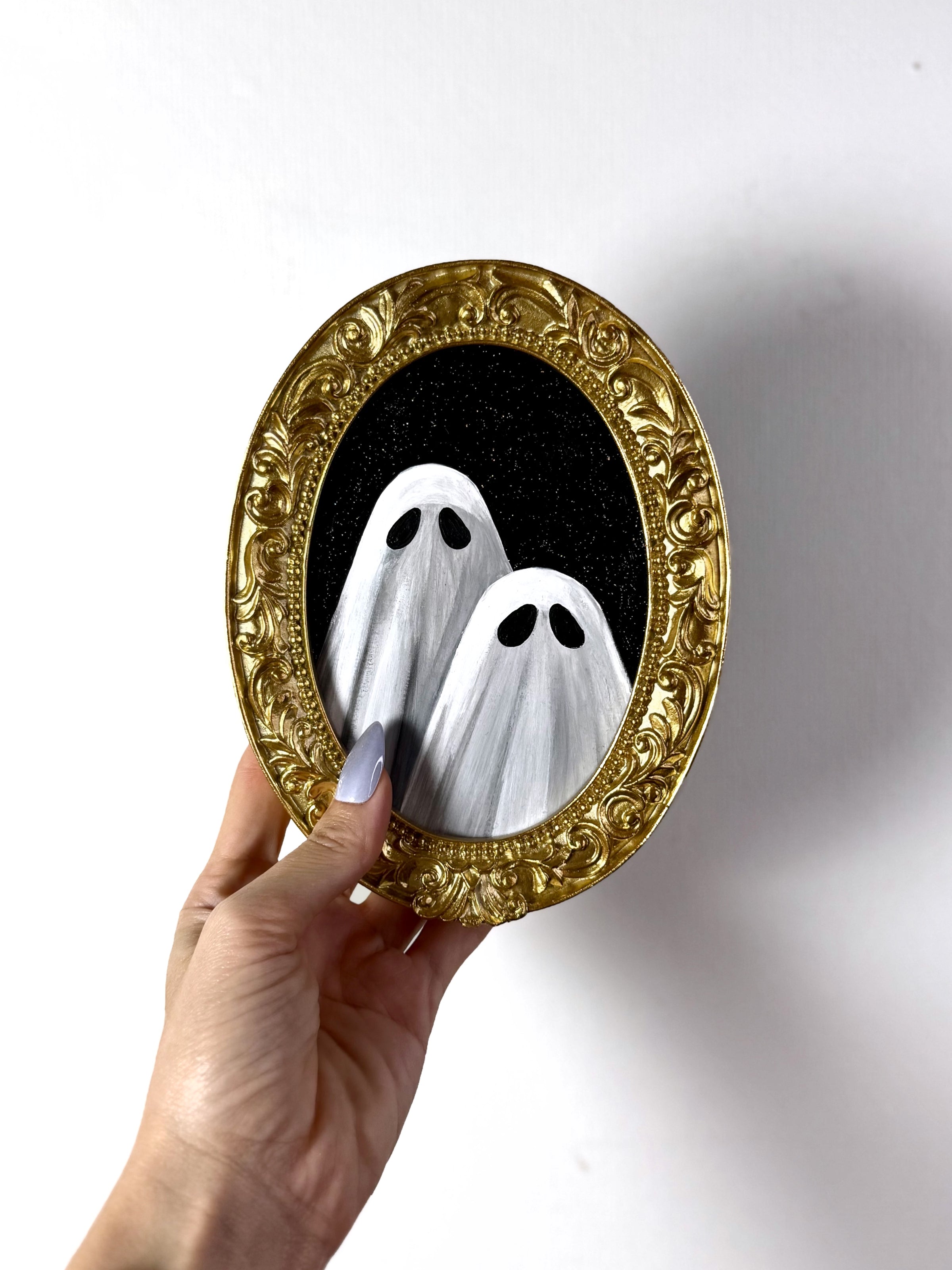 Classic Ghosts (Original Painting) - Creep Cult
