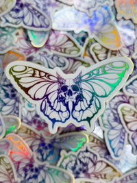 Holographic Skull Butterfly - Creep Cult