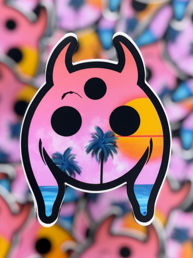 Retro Sunset Alien - Creep Cult