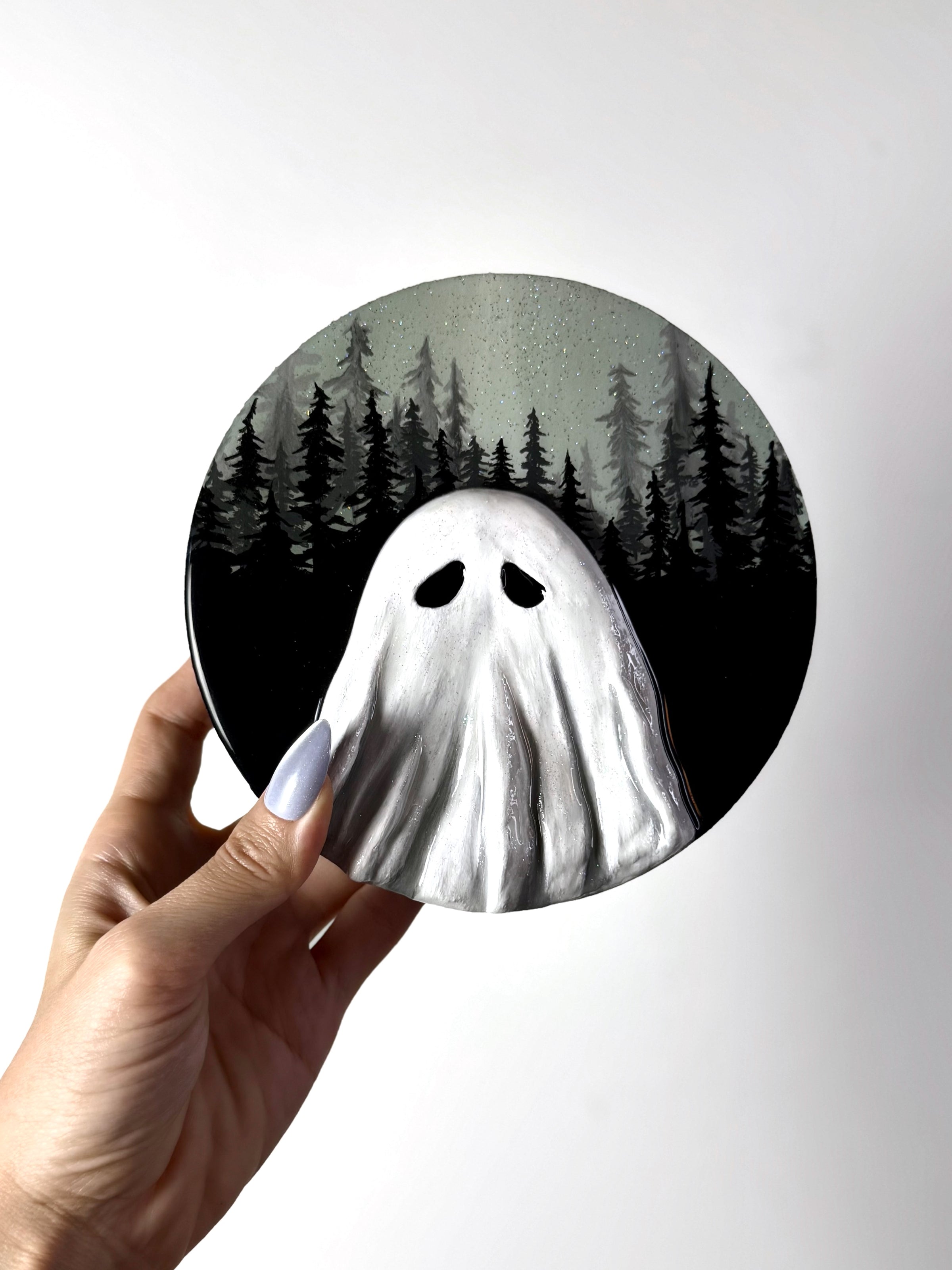 Mini Misty Woods Ghost Sculpture - Creep Cult