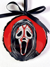 Red Scream (Original Painting) - Creep Cult