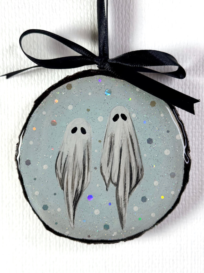 Holographic Ghosts (Original Painting) - Creep Cult