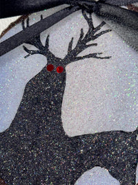 Red Eyed Krampus Hand-Painted Ornament - Creep Cult