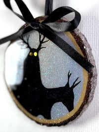 Yellow Eyed Krampus Hand-Painted Ornaments - Creep Cult
