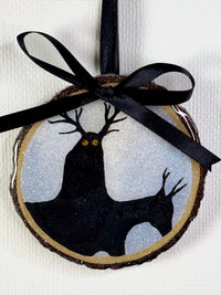 Yellow Eyed Krampus Hand-Painted Ornaments - Creep Cult