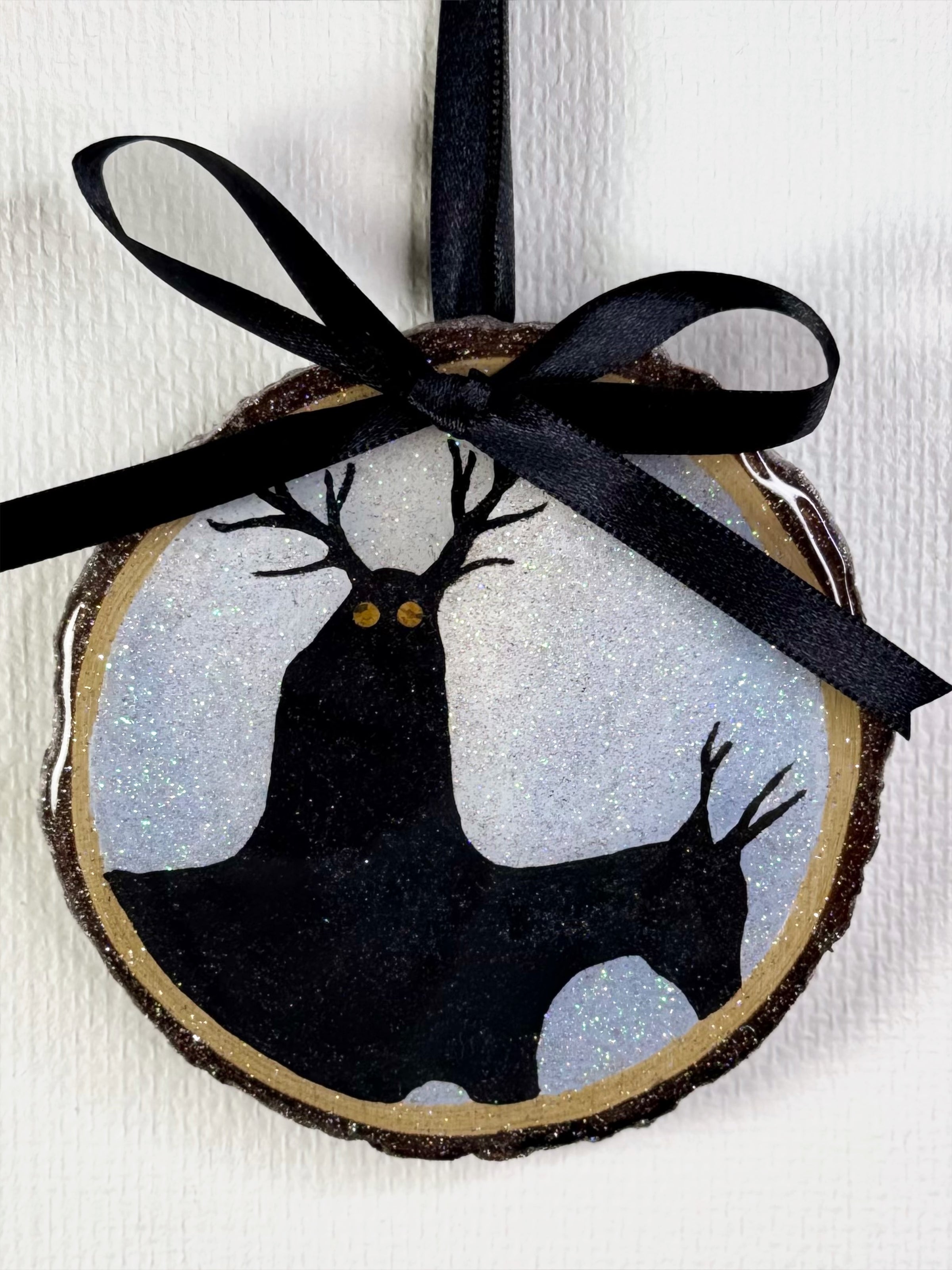 Yellow Eyed Krampus Hand-Painted Ornaments - Creep Cult
