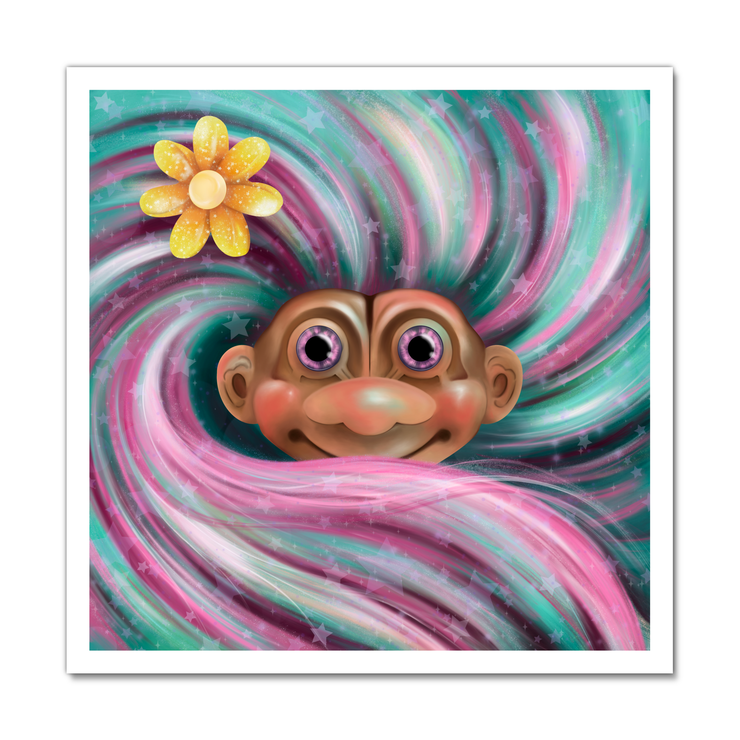 Troll Doll (blue) - Creep Cult